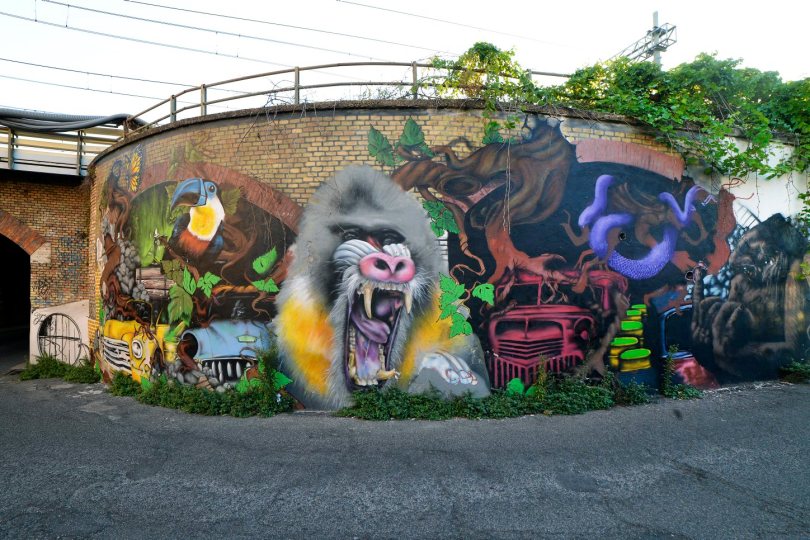 Street art a via del Mandrione