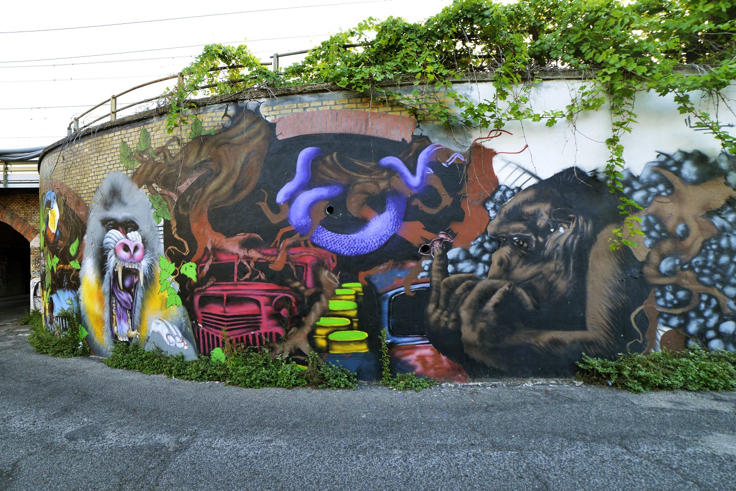 Street art a via del Mandrione