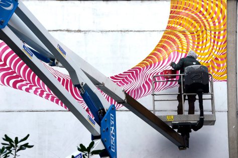 murale a via Nuvolari