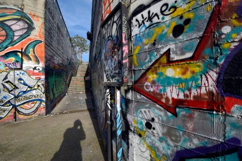 Graffiti a via Tiburtina