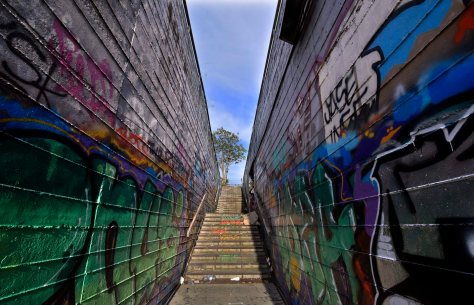 Graffiti a via Tiburtina