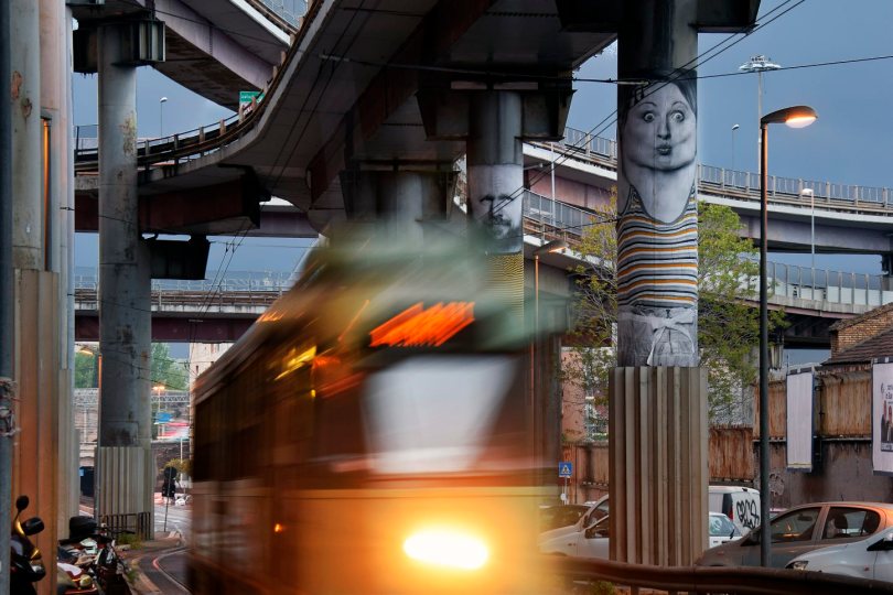 Murali sulla sopraelevata