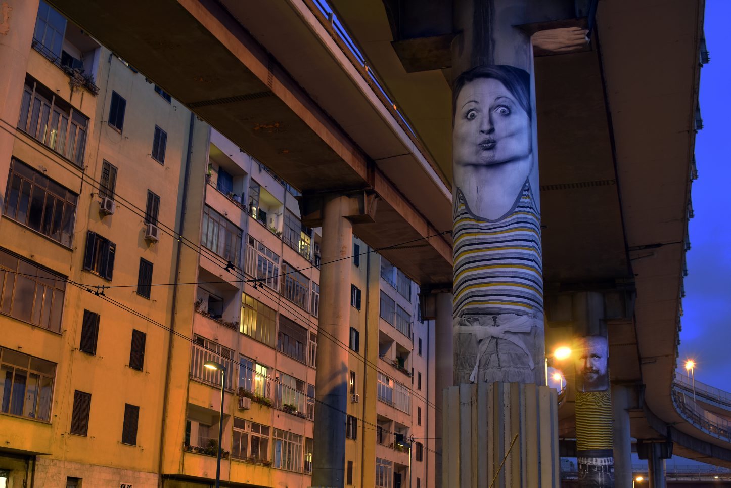 Murali sulla sopraelevata