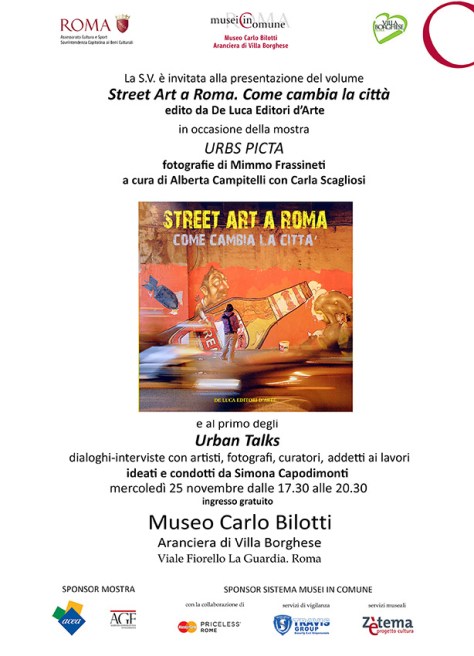 Invito Street Art a Roma e Urban Talks