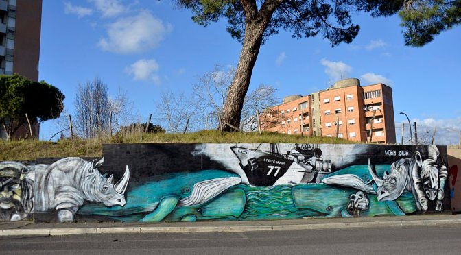 Labaro. Via Magnano in Riviera